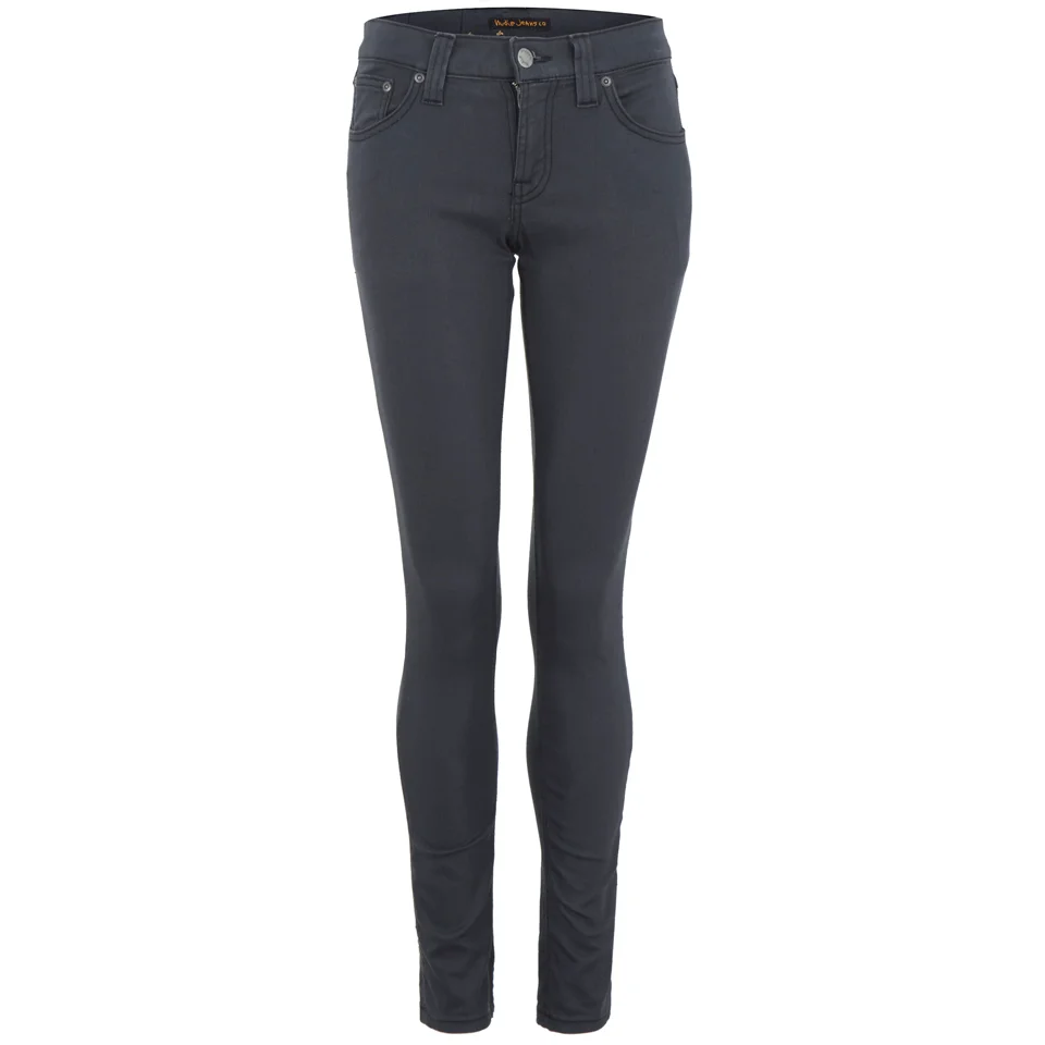 Nudie Jeans Women's Tight Long John Denim Jeans - Moog Grey Image 1