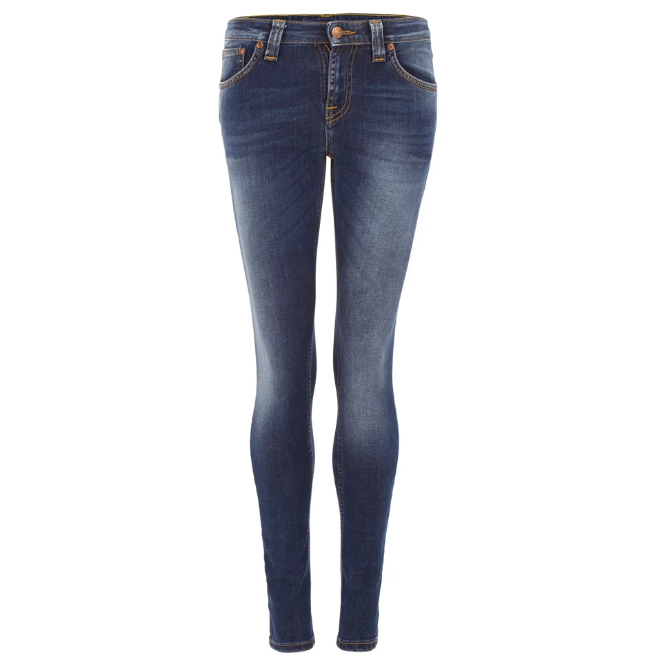 Nudie Jeans Women's Skinny Lin Denim Jeans - Compact Cloud Image 1