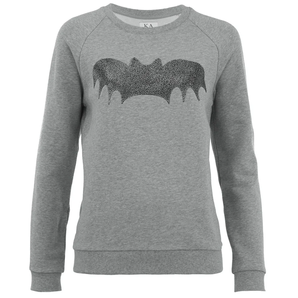 Zoe Karssen Women's Bat Caviar Sweatshirt - Grey Image 1