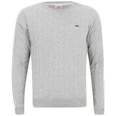 Lacoste Live Men's Pinstripe Sweatshirt - Grey