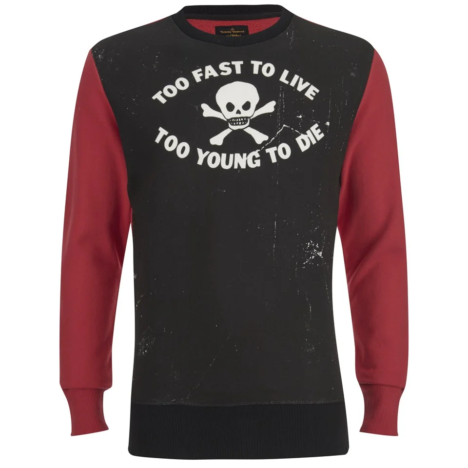 Vivienne Westwood Anglomania Men's Too Fast Sweatshirt - Black Image 1