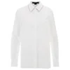 Alexander Wang Women's Fitted Shirt with Ballchain Collar - Sterile - Image 1