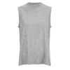 T by Alexander Wang Women's Viscose Jersey High Neck Flared Tank Top - Heather Grey - Image 1