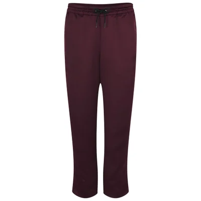 T by Alexander Wang Women's Poly Satin Trackpants with Elastic Waistband - Garnet