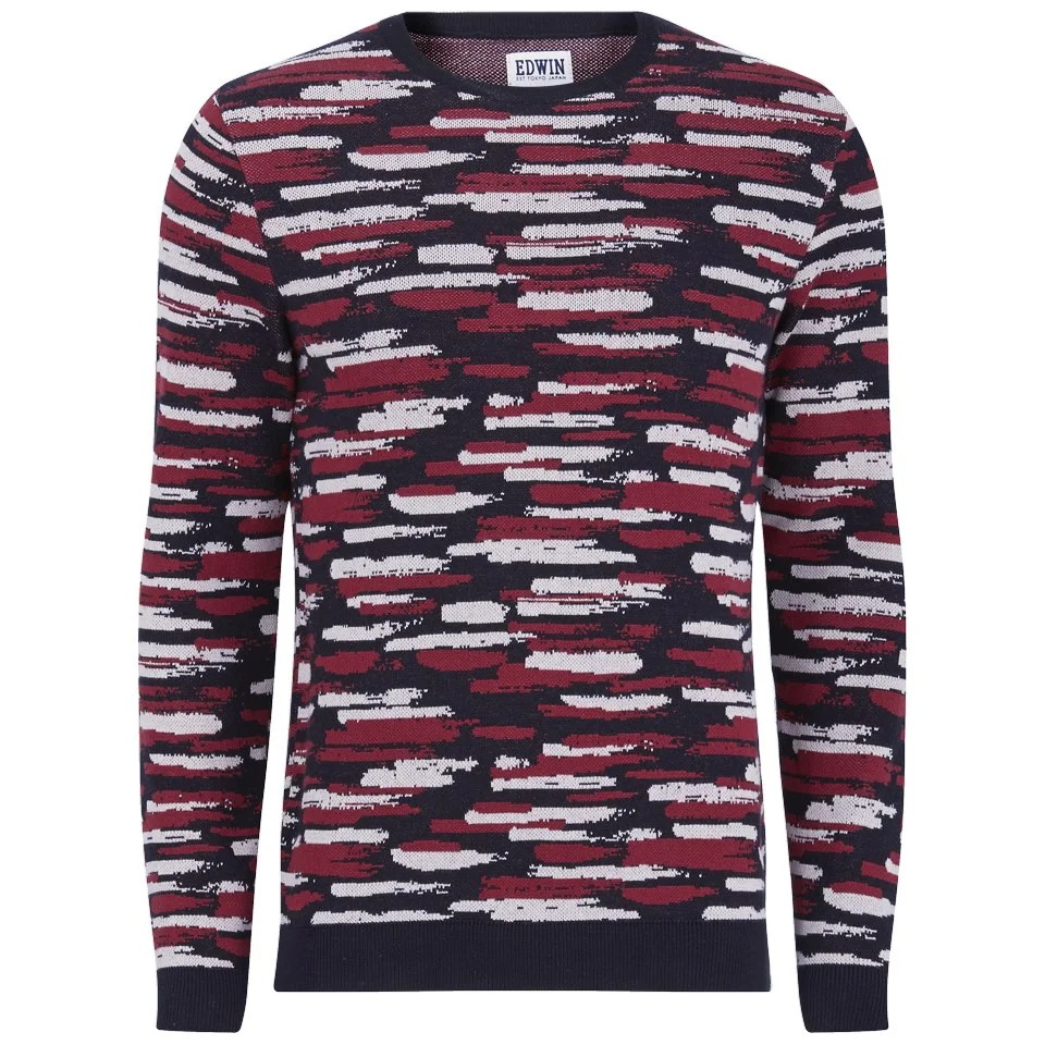 Edwin Men's Stroke Knitted Sweatshirt - Multi Image 1