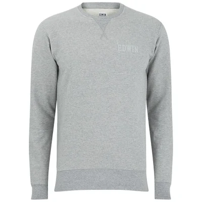 Edwin Men's Classic Logo Sweater - Grey