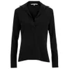 Helmut Lang Women's Henley Crepe Shirt - Black - Image 1