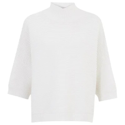 French Connection Women's Winter Mozart High Neck Jumper - Winter White