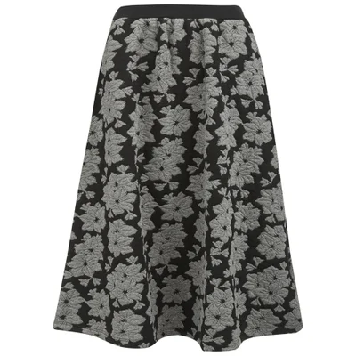 French Connection Women's Acid Lily Jacquard Skirt - Grey