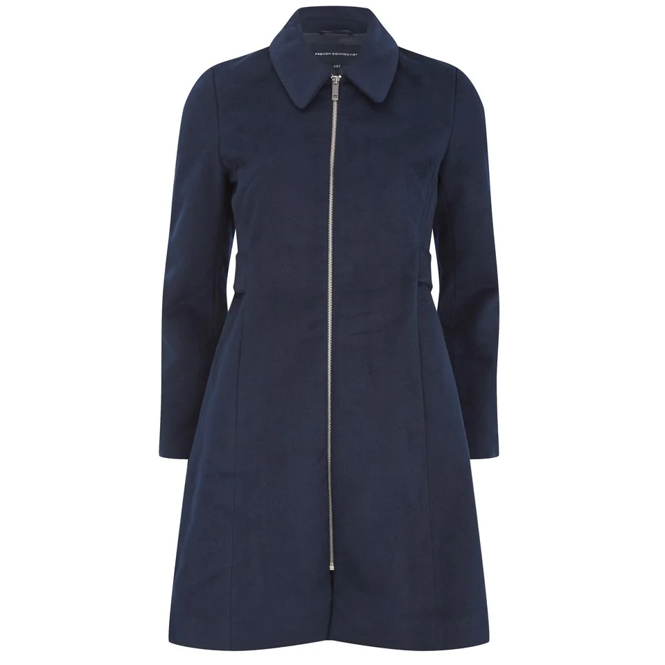 French Connection Women's Atomic Coat - Nocturnal Image 1