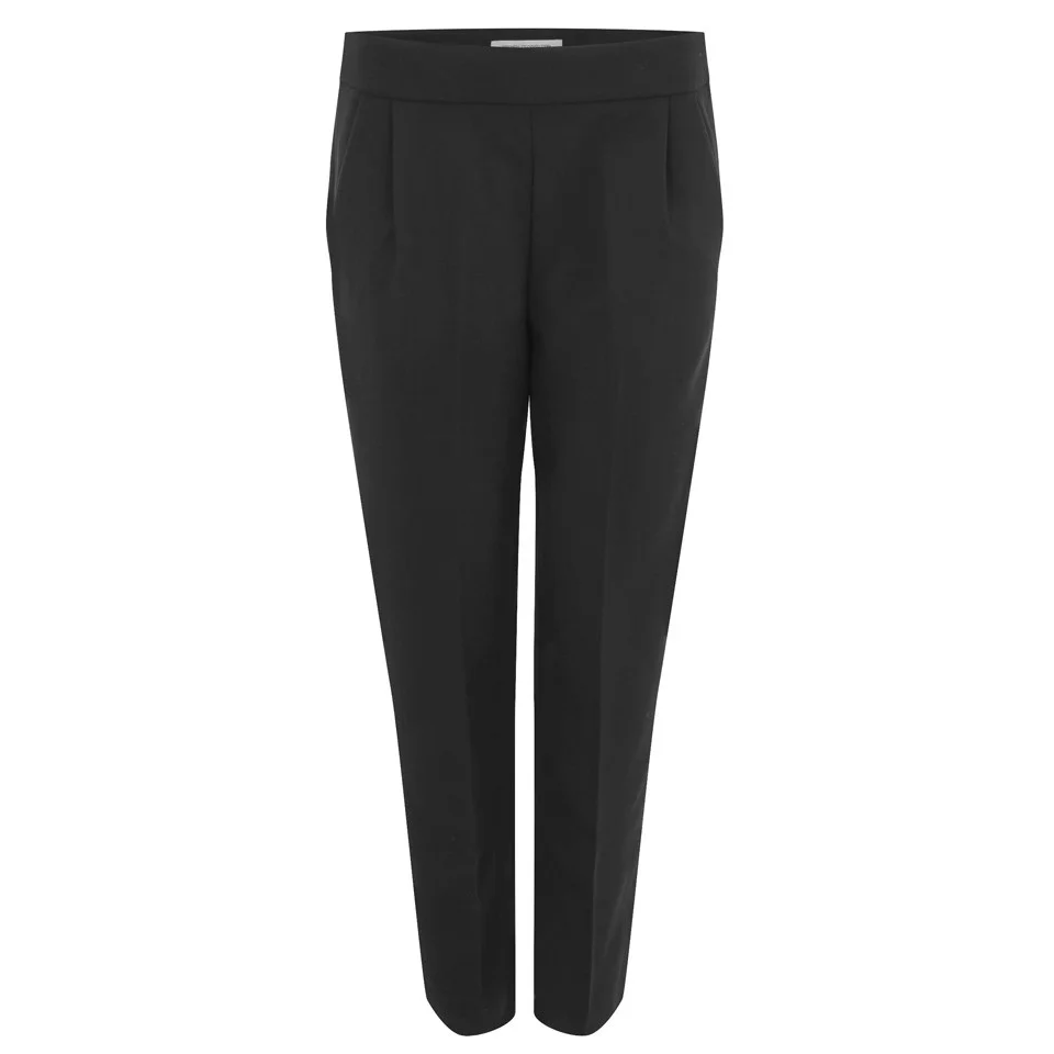 French Connection Women's Whisper Ruth Tapered Trousers - Black Image 1