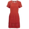 French Connection Women's Arrow Lace Flare Dress - Riot Red - Image 1