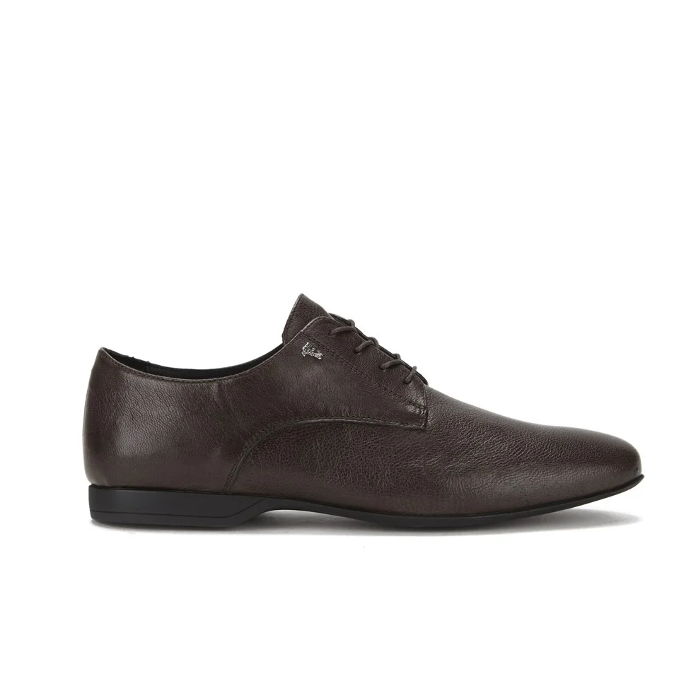 Versace Collection Men's Lace Up Leather Derby Shoes - Testa Di Moro Image 1
