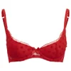 L'Agent by Agent Provocateur Women's Rosalyn Quarter Cup Bra - Red - Image 1