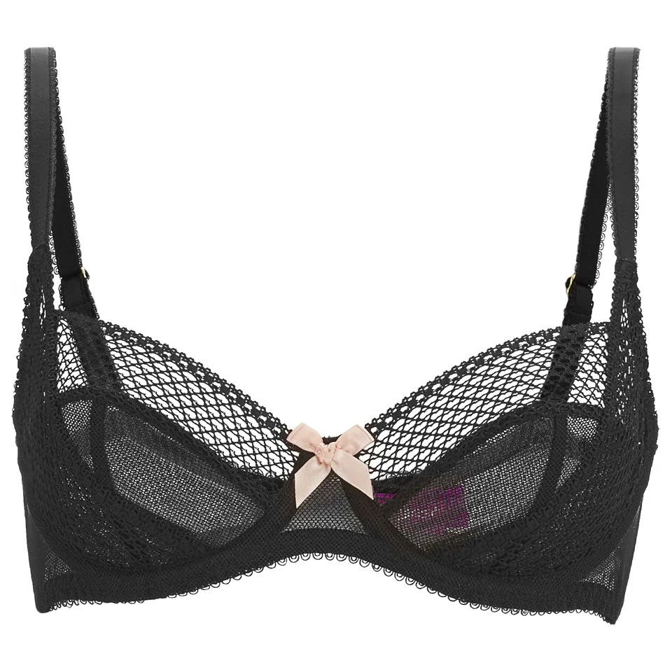 L'Agent by Agent Provocateur Women's Carla Non-Padded Balcony Bra - Black Image 1