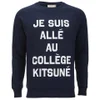 Maison Kitsuné Men's Je Suis Alle Sweatshirt - Navy - Image 1