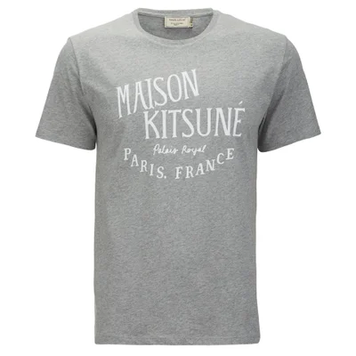 Maison Kitsuné Men's Palais Royal T-Shirt - Grey Melange