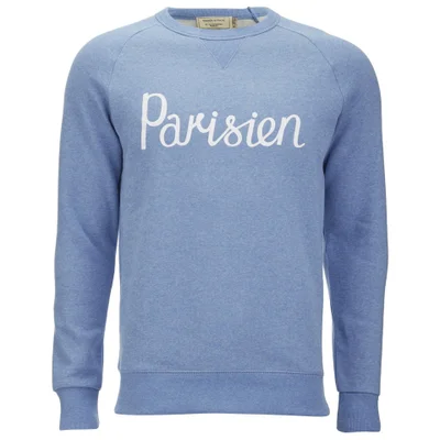 Maison Kitsuné Men's Parisien Sweatshirt - Blue Melange