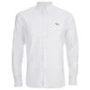 Maison Kitsuné Men's Classic Shirt with Tricolor Patch - White - Image 1