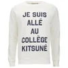 Maison Kitsuné Men's Je Suis Alle Sweatshirt - White - Image 1