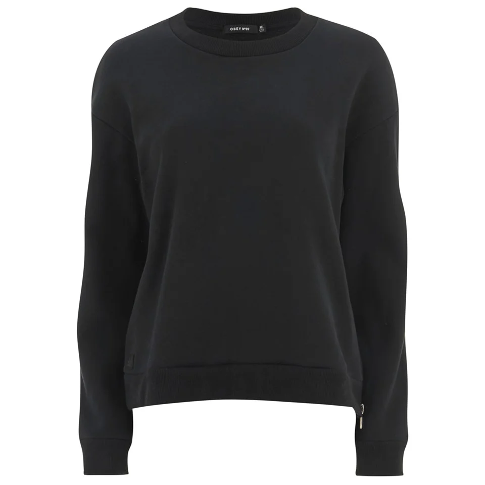 OBEY Clothing Women's Undercover Crew Neck Pullover - Black Image 1