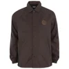 OBEY Clothing Men's Mercer Lined Coaches Jacket - Burgundy Brown - Image 1