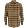 OBEY Clothing Men's Conner Woven Long Sleeve Shirt - Brown Multi - Image 1