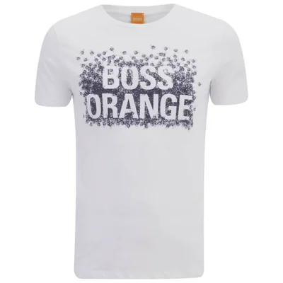 BOSS Orange Men's Tamplin 1 Printed T-Shirt - White
