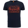 BOSS Orange Men's Tamplin 1 Printed T-Shirt - Navy - Image 1