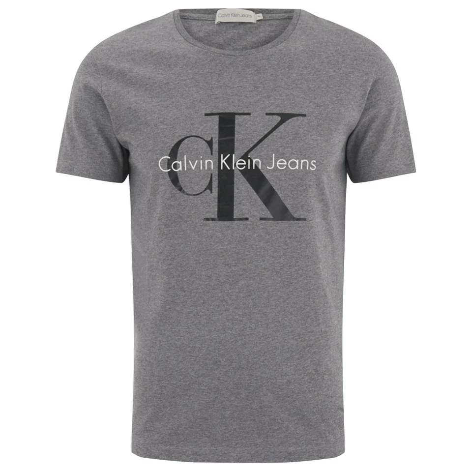 Calvin Klein Men's 90's Re-Issue T-Shirt - Light Grey Heather Image 1