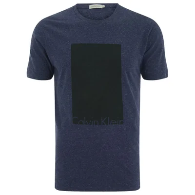 Calvin Klein Men's Tel Block-Print T-Shirt - Night Sky
