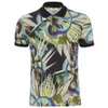 Versace Collection Men's All Over Print Polo Shirt - Multi - Image 1