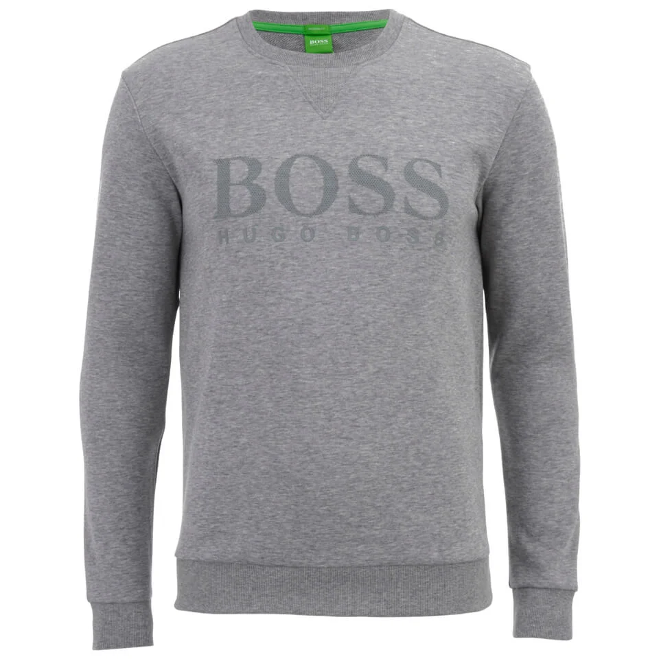 BOSS Green Men's Salbo Sweatshirt - Grey Image 1