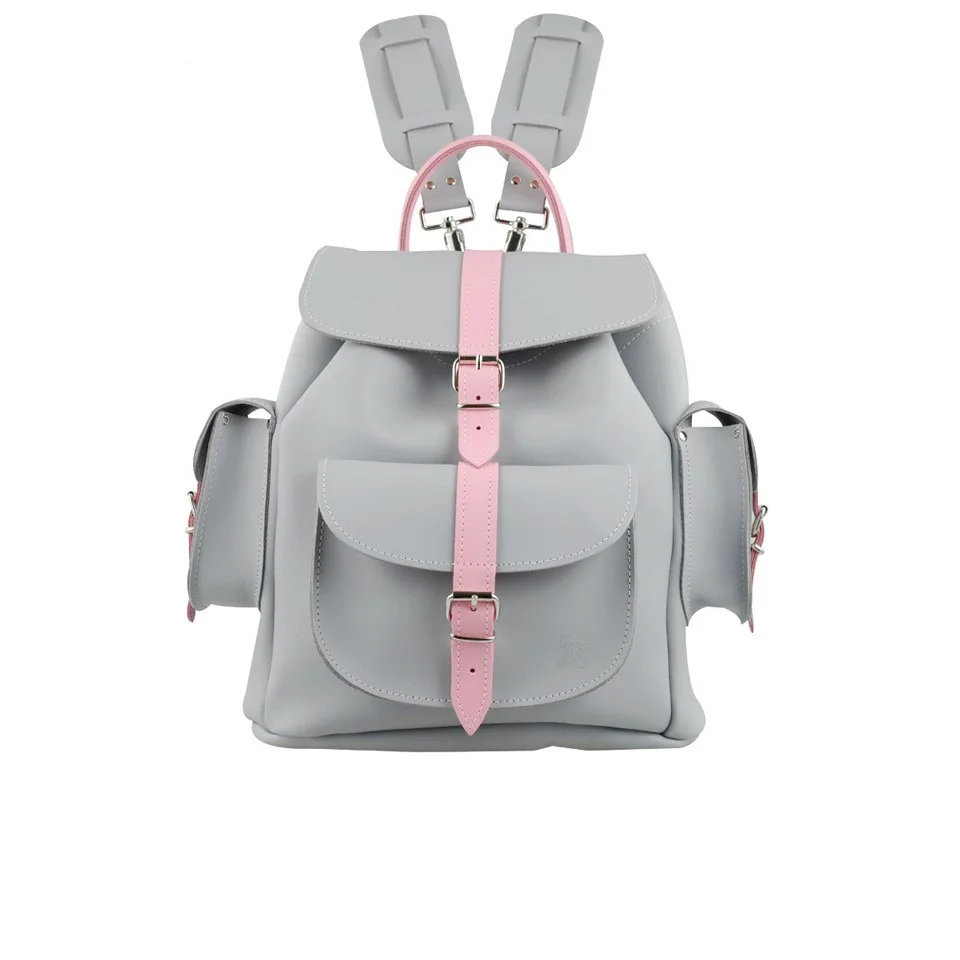 Grafea Women's Bella Backpack - Grey/Pink Image 1