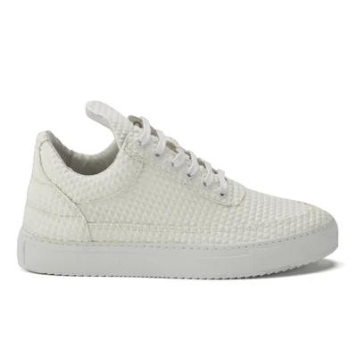 Filling Pieces Women's Pyramid Low Top Trainers - White