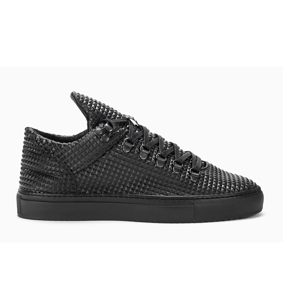 Filling Pieces Men's Pyramid Mountain Cut Trainers - Black Image 1