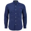 Polo Ralph Lauren Men's Plain Slim Fit Long Sleeve Shirt - Classic Navy - Image 1