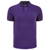 Polo Shirt Ralph Lauren Men's Short Sleeve Slim Fit Polo Shirt - Vista Purple - Image 1