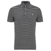 Polo Ralph Lauren Men's Striped Pique Polo Shirt - Black/White - Image 1