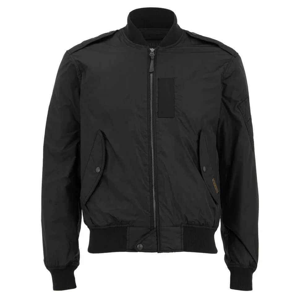 Polo Ralph Lauren Men's Zipped Bomber Jacket - Black Image 1