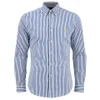 Polo Ralph Lauren Men's Slim Fit Stripe Long Sleeve Shirt - Blue/White - Image 1