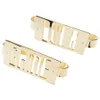 Maria Francesca Pepe Women's Game Over Knuckle Dusters - Gold - Image 1