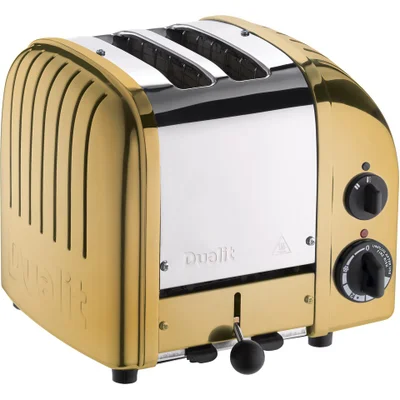 Dualit 27452 Classic Vario 2 Slot Toaster - Brass