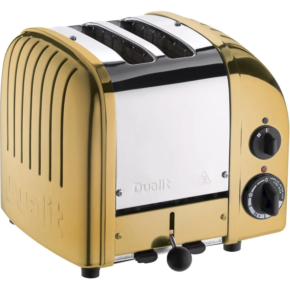 Dualit 27452 Classic Vario 2 Slot Toaster - Brass Image 1