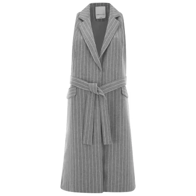 C/MEO COLLECTIVE Women's The Days Vest - Pinstripe