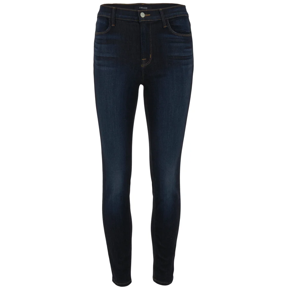 J Brand Women's Alana High Rise Blue Blend Cropped Jeans - Lawless Image 1
