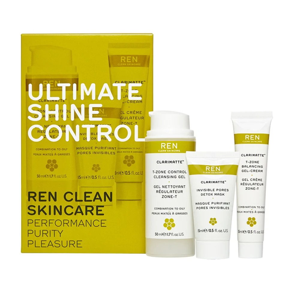 REN Ultimate Shine Control Regime Kit for Combination Skin Image 1