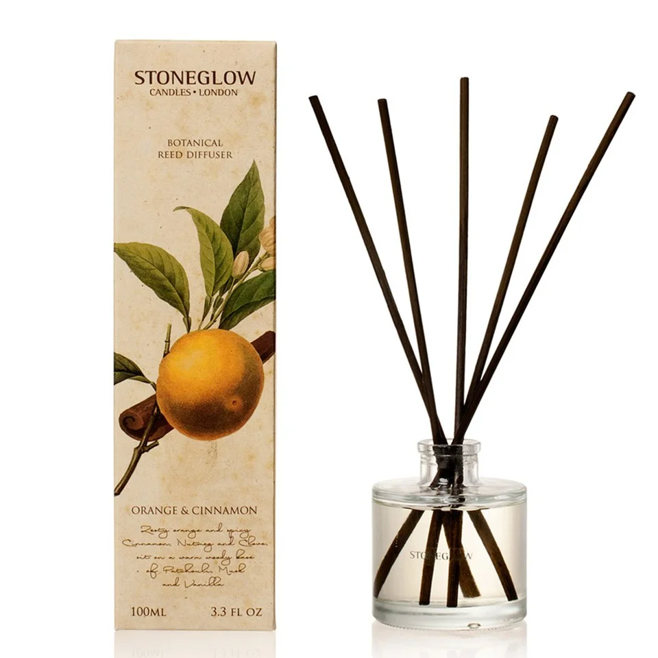 Stoneglow Botanical Collection Reed Diffuser - Cinnamon and Orange Image 1