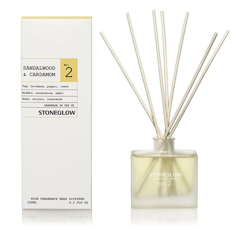 Stoneglow Modern Apothecary No. 2 Reed Diffuser - Sandalwood and Cardamom Image 1