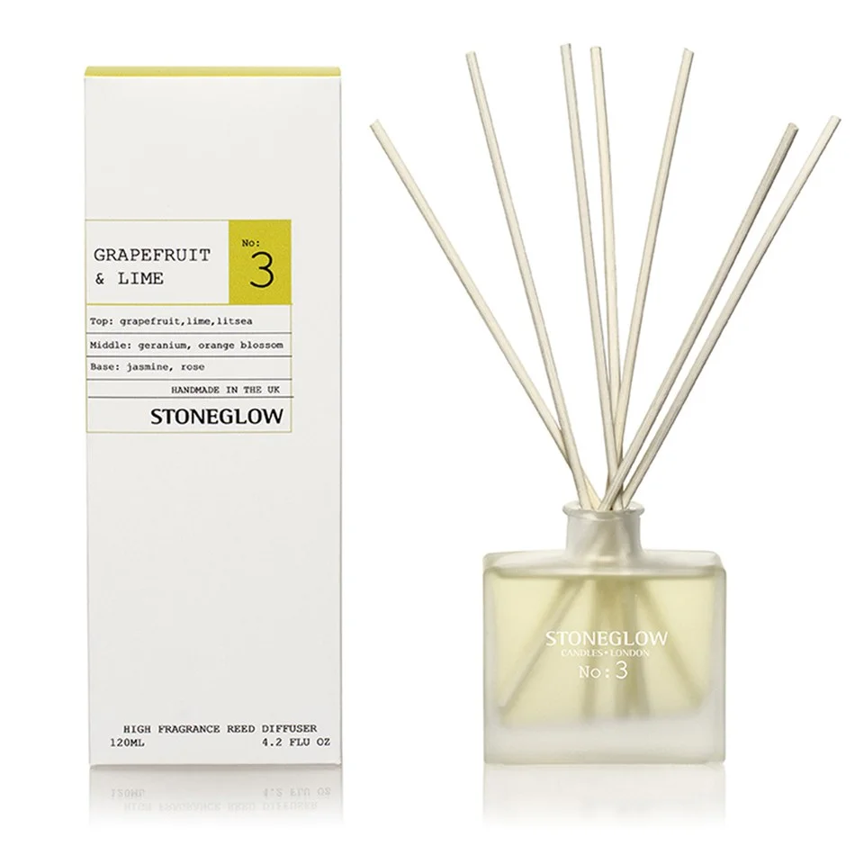 Stoneglow Modern Apothecary No. 3 Reed Diffuser - Grapefruit and Lime Image 1
